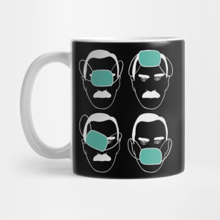 Guy Wearing The Mask Wrong Mug